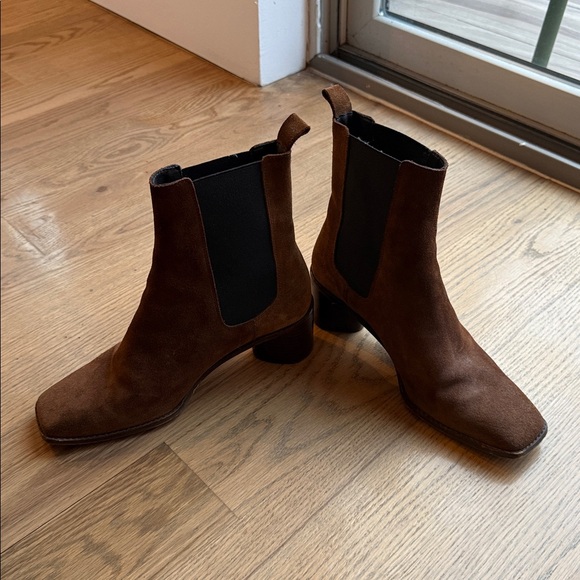 Jonak Women’s Brown Suede Boots sz 39 - Picture 3 of 7